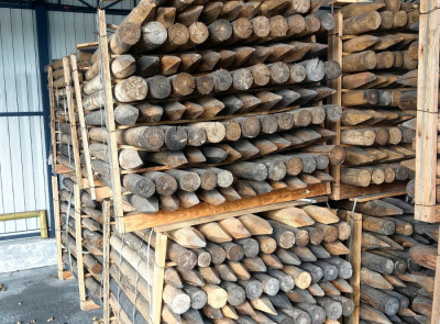 Колья деревянные окоренные