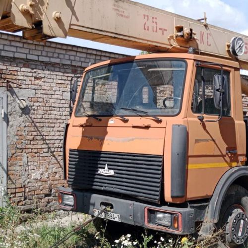 Грузовой специальный автокран КС-55727-7-22 на базе МАЗ 6303 A3, 2009 г.в.