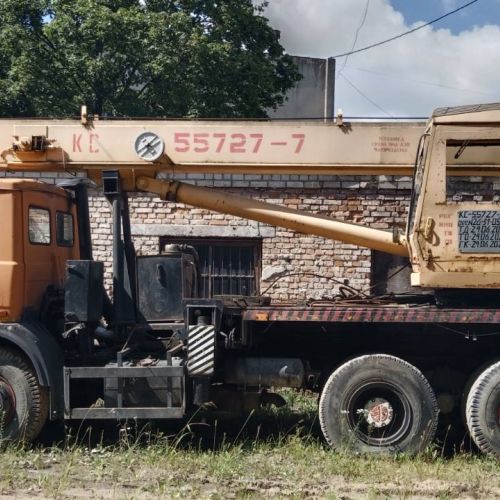Грузовой специальный автокран КС-55727-7-22 на базе МАЗ 6303 A3, 2009 г.в.