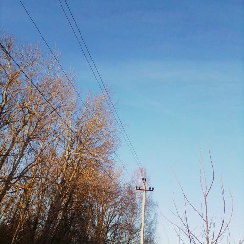 Линия эл. передач воздушная 10-КВ - действующая (-90%)