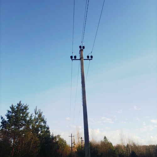 Линия эл. передач воздушная 10-КВ - действующая (-90%)