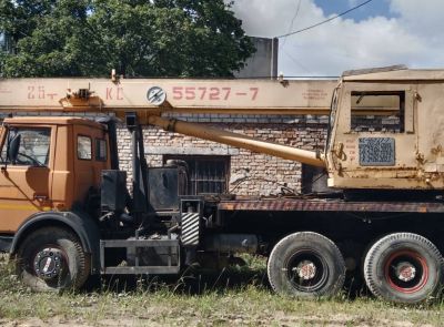 Грузовой специальный автокран КС-55727-7-22 на базе МАЗ 6303 A3, 2009 г.в.