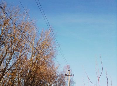 Линия эл. передач воздушная 10-КВ - действующая (-90%)