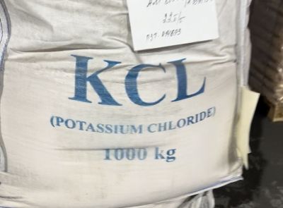 Калий хлористый в биг-бегах весом 1000 кг. Общий вес 20 тонн.