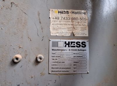 Электрогидравлический пресс для сборки рам Hess D-72336 (-40%)